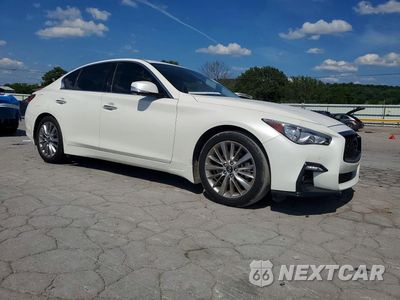 Czwarte zdjęcie samochodu z boku: 2021 INFINITI Q50 LUXE VIN:JN1EV7BP5MM702326 - miniatura