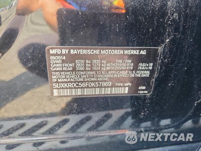 Zdjęcie 13 z 13 samochodu: 2015 BMW X5 XDRIVE35I VIN:5UXKR0C56F0K57869 - miniatura