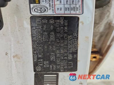Zdjęcie 12 z 12 samochodu: 2011 KIA FORTE LX VIN:KNAFT4A28B5382936 - miniatura