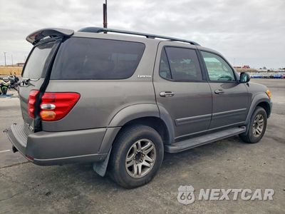 Trzecie zdjęcie samochodu z tyłu: 2004 TOYOTA SEQUOIA LIMITED VIN:5TDBT48A74S225457 - miniatura