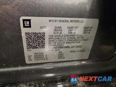 Zdjęcie 14 z 14 samochodu: 2020 BUICK ENCLAVE PREMIUM VIN:5GAEVBKW8LJ273031 - miniatura