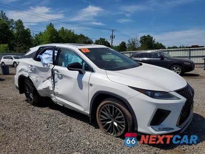 Czwarte zdjęcie samochodu z boku: 2022 LEXUS RX 350 F SPORT VIN:2T2SZMDAXNC360071 - miniatura