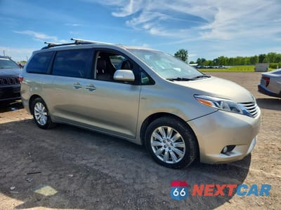 Czwarte zdjęcie samochodu z boku: 2017 TOYOTA SIENNA LIMITED PREMIUM 7-PASSENGER VIN:5TDDZ3DC1HS154108 - miniatura