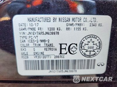 Zdjęcie 12 z 12 samochodu: 2018 INFINITI Q50 3.0T LUXE VIN:JN1EV7AR5JM439978 - miniatura