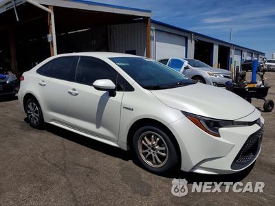 Czwarte zdjęcie samochodu z boku: 2020 TOYOTA COROLLA LE VIN:JTDEBRBE1LJ005462 - miniatura