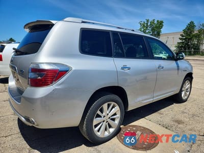 Trzecie zdjęcie samochodu z tyłu: 2008 TOYOTA HIGHLANDER HYBRID LIMITED VIN:JTEEW44A882014206 - miniatura