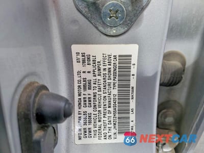 Zdjęcie 12 z 12 samochodu: 2010 HONDA INSIGHT LX VIN:JHMZE2H55AS042012 - miniatura