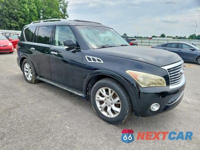 Czwarte zdjęcie samochodu z boku: 2012 INFINITI QX56 BASE VIN:JN8AZ2NF6C9515107 - miniatura