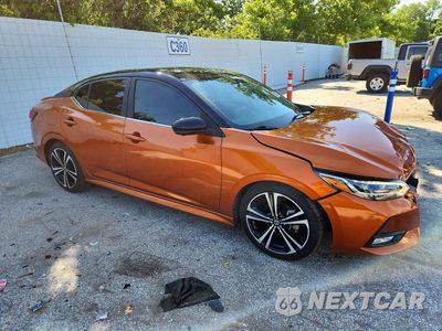 Czwarte zdjęcie samochodu z boku: 2020 NISSAN SENTRA SR VIN:3N1AB8DV9LY239465 - miniatura