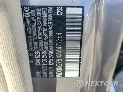 Zdjęcie 12 z 12 samochodu: 2006 MERCEDES-BENZ S 500 VIN:WDBNG75JX6A472364 - miniatura