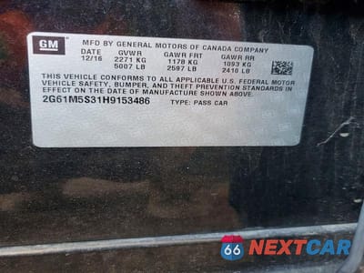 Zdjęcie 12 z 12 samochodu: 2017 CADILLAC XTS LUXURY VIN:2G61M5S31H9153486 - miniatura