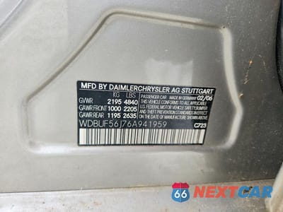 Zdjęcie 12 z 12 samochodu: 2006 MERCEDES-BENZ E 350 VIN:WDBUF56J76A941959 - miniatura