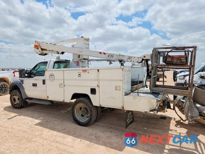 Drugie zdjęcie samochodu z przodu: 2008 FORD F450 SUPER DUTY CABLE PLACER BUCKET TRUCK VIN:1FDXF46Y78EA55394 - miniatura