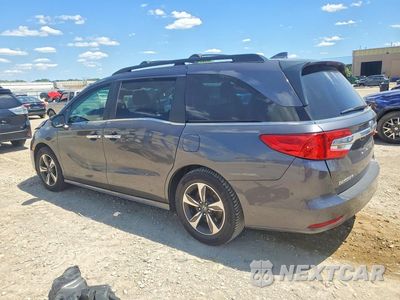 Drugie zdjęcie samochodu z przodu: 2019 HONDA ODYSSEY TOURING VIN:5FNRL6H82KB007581 - miniatura
