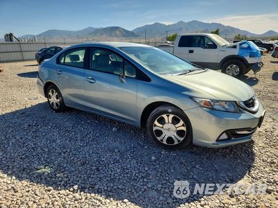 Czwarte zdjęcie samochodu z boku: 2013 HONDA CIVIC HYBRID L VIN:19XFB4F33DE004067 - miniatura