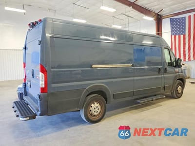 Trzecie zdjęcie samochodu z tyłu: 2021 RAM PROMASTER 3500 DELIVERY VAN VIN:3C6MRVJG1ME579973 - miniatura