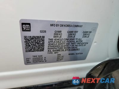 Zdjęcie 12 z 12 samochodu: 2026 BUICK ENCORE GX SPORT TOURING VIN:KL4AMESL9TB188081 - miniatura