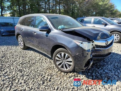 Czwarte zdjęcie samochodu z boku: 2016 ACURA MDX TECHNOLOGY VIN:5FRYD4H42GB036370 - miniatura
