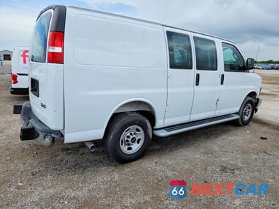 Trzecie zdjęcie samochodu z tyłu: 2025 GMC SAVANA 2500 CARGO DELIVERY VAN VIN:1GTW7AFP8S1189879 - miniatura