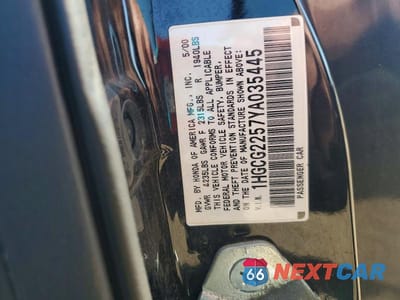Zdjęcie 12 z 12 samochodu: 2000 HONDA ACCORD EX VIN:1HGCG2257YA035445 - miniatura