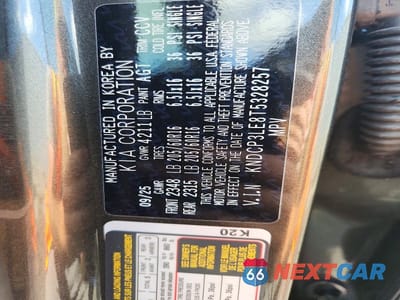 Zdjęcie 13 z 13 samochodu: 2026 KIA NIRO LX VIN:KNDCP3LE8T5328257 - miniatura