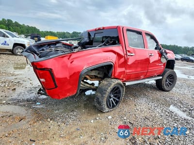 Trzecie zdjęcie samochodu z tyłu: 2014 GMC SIERRA K1500 SLE VIN:3GTU2UEC0EG104268 - miniatura