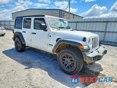 Czwarte zdjęcie samochodu z boku: 2024 JEEP WRANGLER SPORT VIN:1C4PJXKN9RW178559 - miniatura