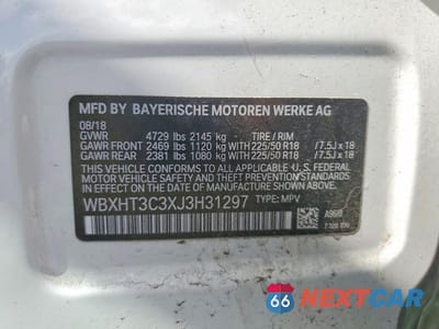 Zdjęcie 13 z 13 samochodu: 2018 BMW X1 XDRIVE28I VIN:WBXHT3C3XJ3H31297 - miniatura
