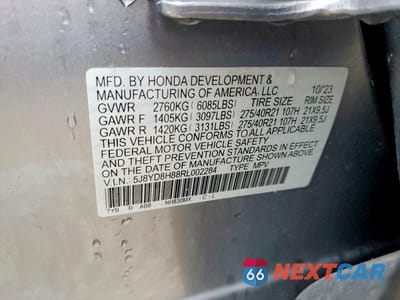 Zdjęcie 13 z 13 samochodu: 2024 ACURA MDX TYPE S ADVANCE VIN:5J8YD8H88RL002284 - miniatura