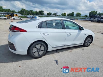Trzecie zdjęcie samochodu z tyłu: 2020 HYUNDAI IONIQ SE VIN:KMHC75LCXLU201988 - miniatura
