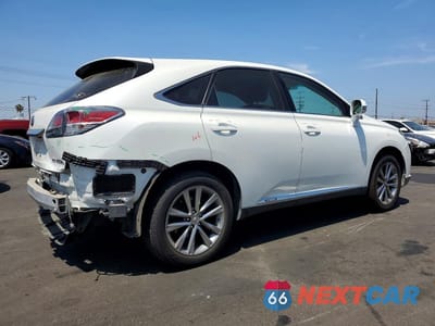 Trzecie zdjęcie samochodu z tyłu: 2014 LEXUS RX 450H VIN:JTJZB1BA6E2010053 - miniatura
