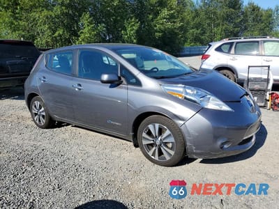 Czwarte zdjęcie samochodu z boku: 2016 NISSAN LEAF SV VIN:1N4BZ0CP2GC302797 - miniatura
