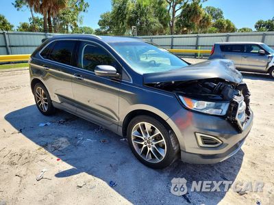 Czwarte zdjęcie samochodu z boku: 2016 FORD EDGE TITANIUM VIN:2FMPK3K97GBB70964 - miniatura