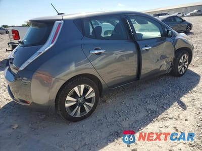 Trzecie zdjęcie samochodu z tyłu: 2017 NISSAN LEAF SV VIN:1N4BZ0CPXHC305738 - miniatura