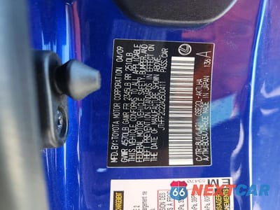 Zdjęcie 12 z 12 samochodu: 2010 LEXUS IS 250 VIN:JTHFF2C22A2500411 - miniatura