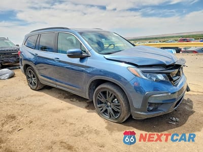 Czwarte zdjęcie samochodu z boku: 2022 HONDA PILOT SE VIN:5FNYF5H24NB024637 - miniatura