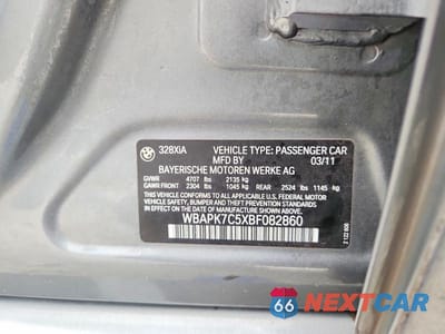 Zdjęcie 12 z 12 samochodu: 2011 BMW 328 XI VIN:WBAPK7C5XBF082860 - miniatura