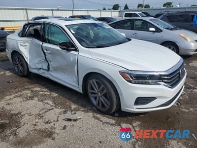 Czwarte zdjęcie samochodu z boku: 2020 VOLKSWAGEN PASSAT SEL VIN:1VWCA7A38LC016460 - miniatura