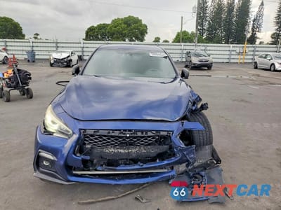 Piąte zdjęcie samochodu w środku: 2018 INFINITI Q50 RED SPORT 400 VIN:JN1FV7AR9JM481171 - miniatura