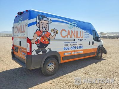 Trzecie zdjęcie samochodu z tyłu: 2020 RAM PROMASTER 3500 3500 HIGH VIN:3C6URVHG9LE107220 - miniatura