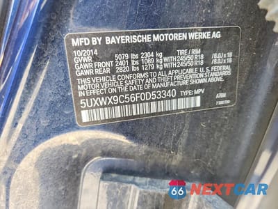 Zdjęcie 13 z 13 samochodu: 2015 BMW X3 XDRIVE28I VIN:5UXWX9C56F0D53340 - miniatura