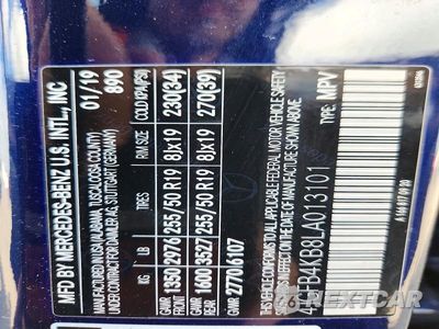 Zdjęcie 13 z 13 samochodu: 2020 MERCEDES-BENZ GLE 350 4MATIC VIN:4JGFB4KB8LA013101 - miniatura