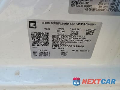 Zdjęcie 12 z 12 samochodu: 2023 CHEVROLET SILVERADO K1500 RST VIN:2GCUDEED8P1135109 - miniatura