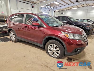 Czwarte zdjęcie samochodu z boku: 2013 HONDA CR-V EXL VIN:5J6RM4H7XDL083780 - miniatura