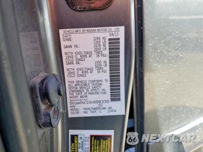 Zdjęcie 14 z 14 samochodu: 2013 NISSAN ARMADA SV VIN:5N1AA0NC1DN608330 - miniatura