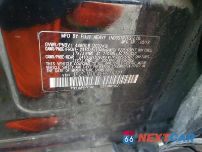 Zdjęcie 12 z 12 samochodu: 2014 SUBARU FORESTER 2.5I PREMIUM VIN:JF2SJADC4EH518221 - miniatura