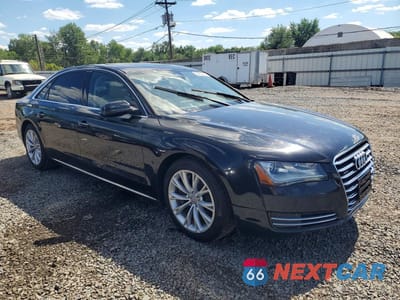 Czwarte zdjęcie samochodu z boku: 2012 AUDI A8 L QUATTRO VIN:WAURVAFDXCN005641 - miniatura