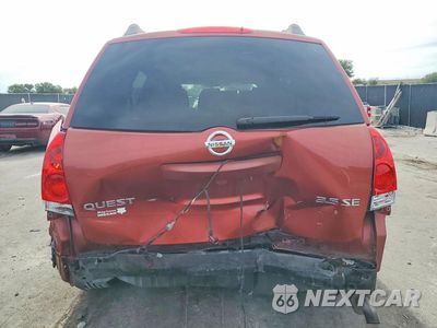 Zdjęcie 6 z 14 samochodu: 2005 NISSAN QUEST 3.5 VIN:5N1BV28U65N125586 - miniatura