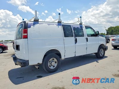 Trzecie zdjęcie samochodu z tyłu: 2012 CHEVROLET EXPRESS G2500 VIN:1GCWGFBA5C1201499 - miniatura