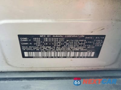 Zdjęcie 13 z 13 samochodu: 2018 SUBARU OUTBACK TOURING VIN:4S4BSETC5J3301364 - miniatura